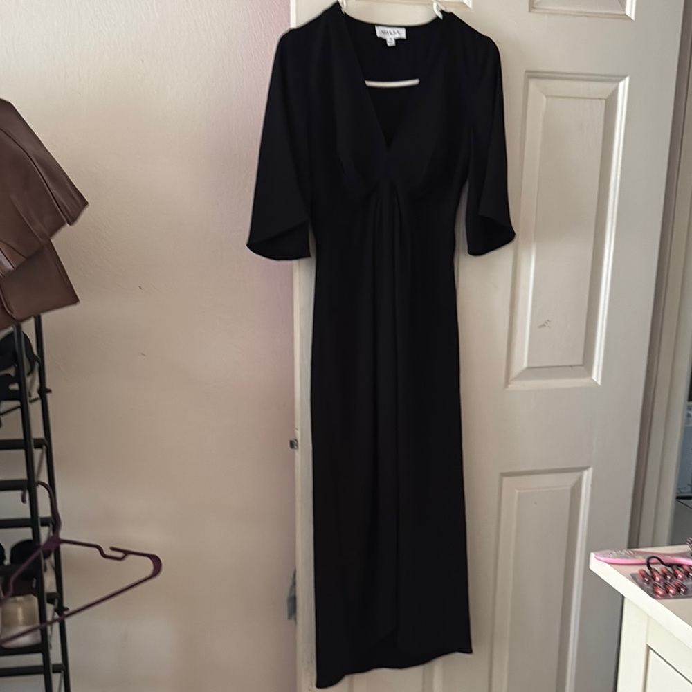 Gilli Black Work Dress with Sleek Silhouette - Picture 3 of 7
